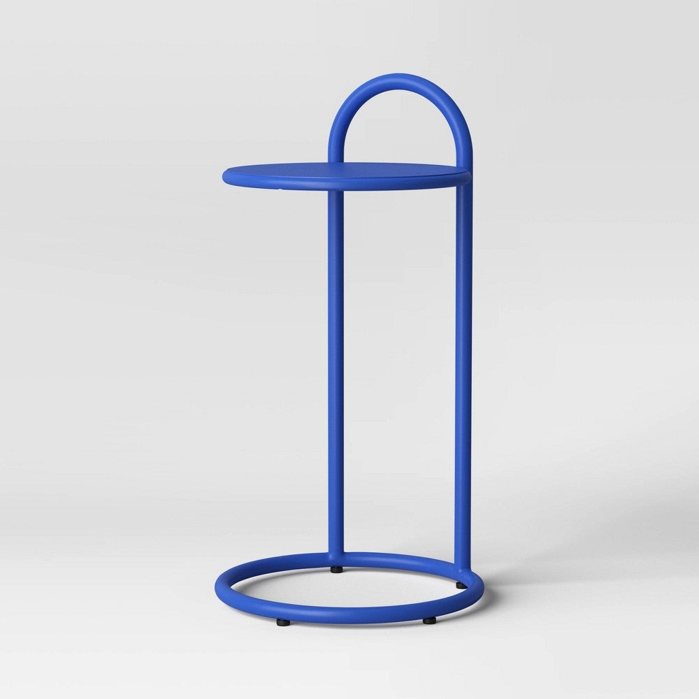 Metal Cocktail Accent Table Blue - Room Essentials™ - Bellso